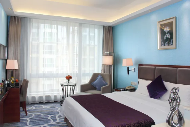 غرفة بزنس بسريرين منفصلين، Sentosa Hotel Majialong Branch 1/4