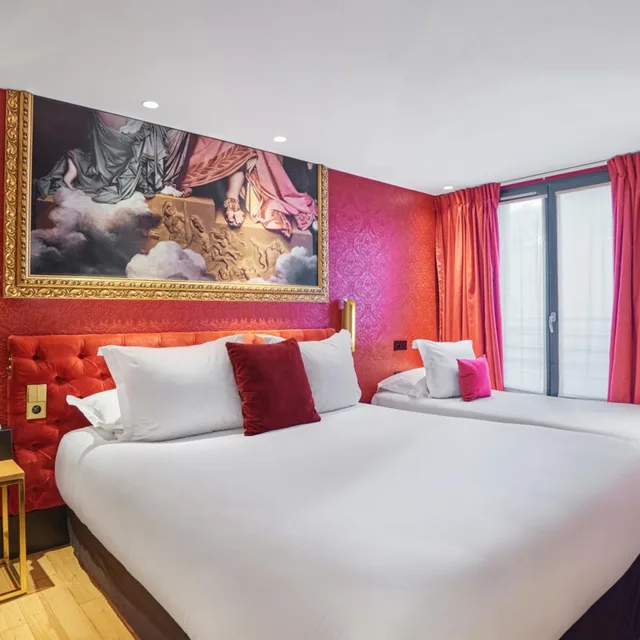 غرفة عائلية ثلاثية، Hotel Eiffel Petit Louvre 3/9