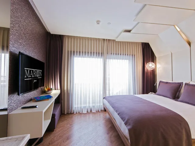 غرفة ديلوكس بسرير كوين بإطلالة على المدينة، Maroon Hotel Pera 1/1