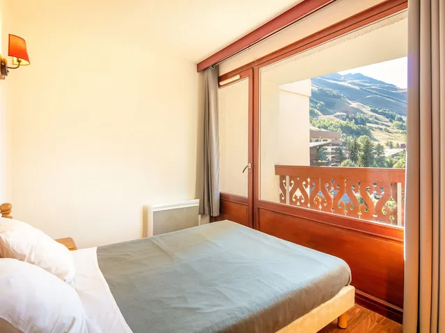 شقة بأسرّة بطابقين بغرفتين مع سرير سحّاب إضافي، Vacanceole - L'Edelweiss 2/4