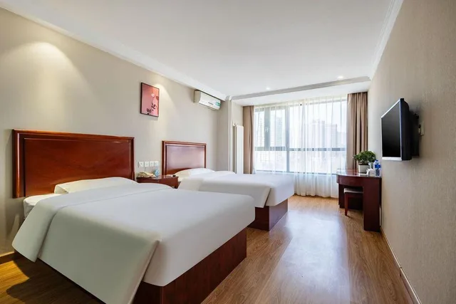 غرفة بسريرين، GREENTREE INN TIANJIN JINNAN SHUANGLIN METRO STATION EXPRESS HOTEL 1/1