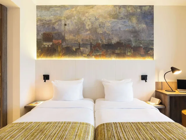 غرفة سوبيريور بسريرين منفصلين بإطلالة على المدينة، Hotel Mercure Oostende 6/10