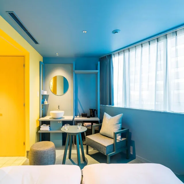 Blue, Standard, Single Bed, Toggle Hotel Suidobashi TOKYO 3/3