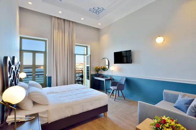 غرفة بسرير مزدوج بإطلالة على البحر، Elia Palatino - Adults Only 3/6