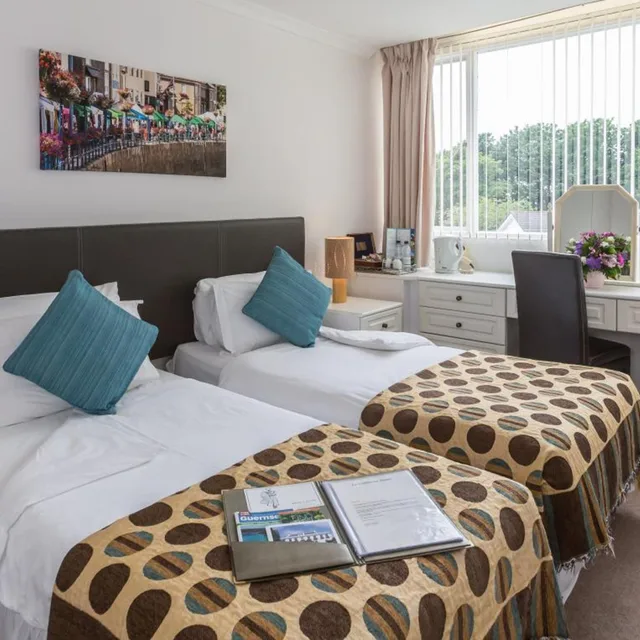 غرفة بسريرين منفصلين، La Collinette Hotel 6/8