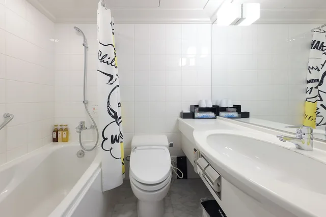 غرفة بسريرين منفصلين، Hotel Kintetsu Universal City 4/6