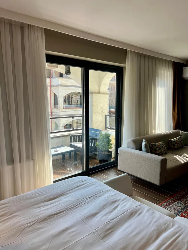 غرفة بسرير كينج بشرفة، Osmanli Manor Hotel 7/10