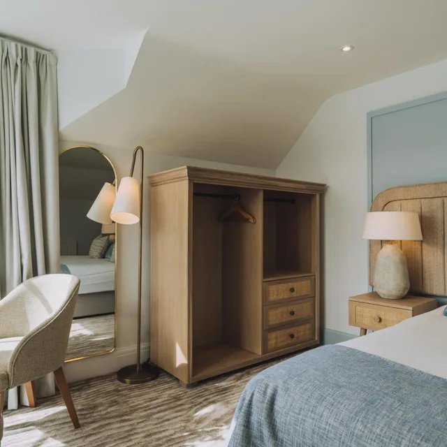 غرفة بسرير كينج، The Old Quay House Hotel 4/7