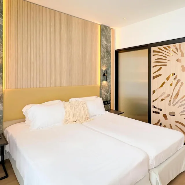 غرفة سوبيريور عائلية بسرير فردي بإطلالة على البحر، Cavo Maris Beach Hotel 9/10