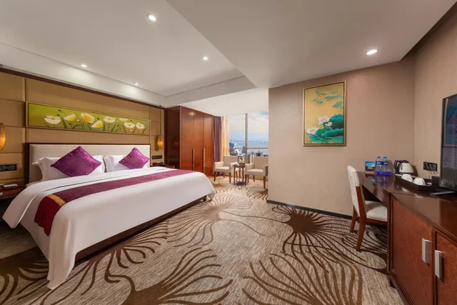 غرفة ديلوكس تنفيذية بسرير كوين، Guangdong Hotel Zhuhai Ex Guangdong Regency 4/5