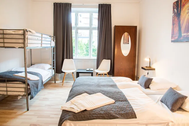 غرفة عائلية رباعية بغرفة نوم واحدة، Hotel Amager 4/9