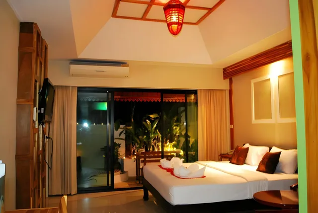 غرفة سوبيريور بسرير كينج وسريرين كوين، Oopkaew Resort 1/1