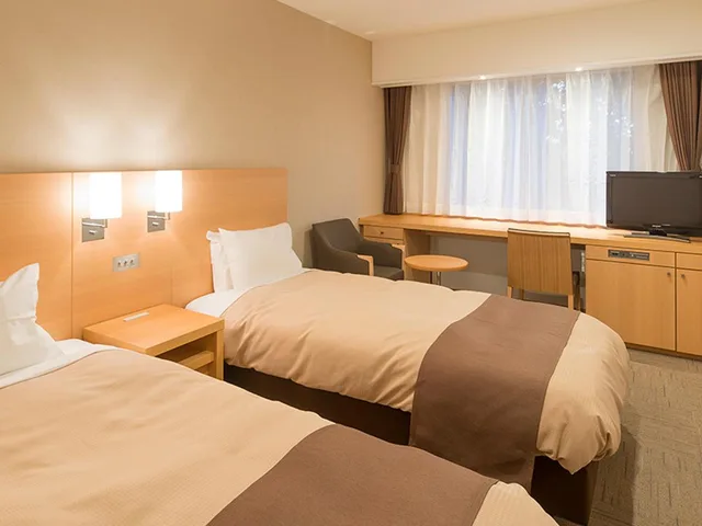 غرفة قياسية بسريرين منفصلين، Hachinohe Park Hotel 1/1