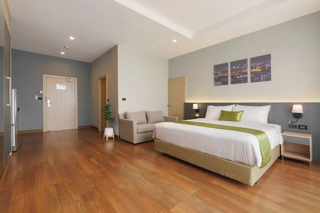 غرفة متصلة ديلوكس بسرير مزدوج، iCheck inn Residence Sukhumvit 2 1/9