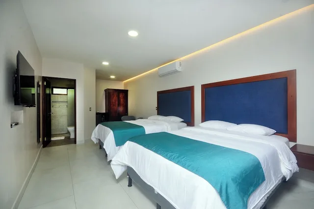 غرفة ديلوكس بسريرين كوين، Hotel Colono Beach 4/7
