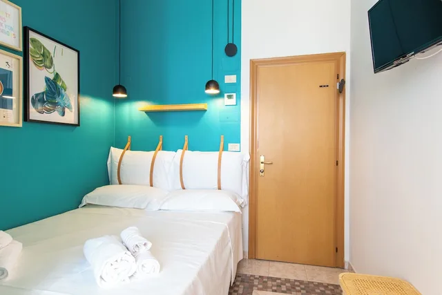غرفة قياسية بسرير كوين بإطلالة على البحر، Hotel Belvedere Mare 3/10
