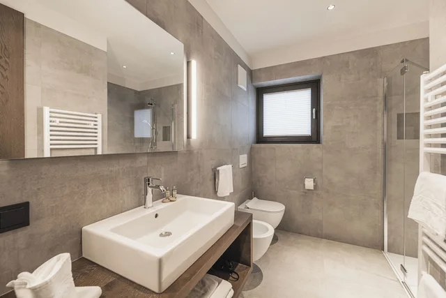 بنتهاوس حصري بسريرين كوين بإطلالة على الجبل بشرفة بغرفتي نوم مع أريكة، Residence Villa Aquila Adler 7/7