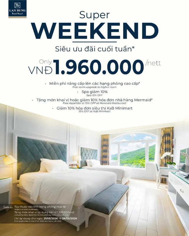 بنغل بـ3 غرف نوم، Lan Rung Phuoc Hai Resort And Spa 2/2