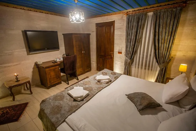 غرفة بانورامية بسرير كينج بإطلالة، Hermes Cave Hotel 3/8