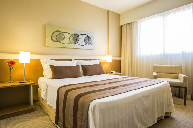 Quarto Premium Com 2 Camas De Solteiro، Astron Hotel Bauru 1/2