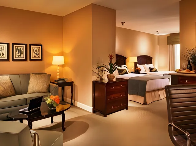 جناح استوديو بسريرين كوين، Ayres Hotel & Spa Mission Viejo 2/2
