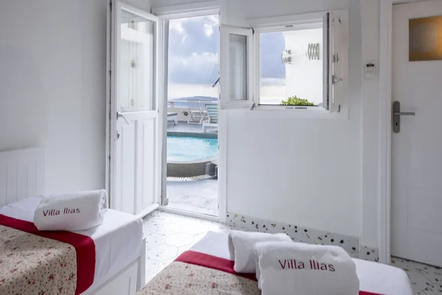 Standard, Single, Twin Beds, Sea View, Pool Floor، Villa Ilias 1/5