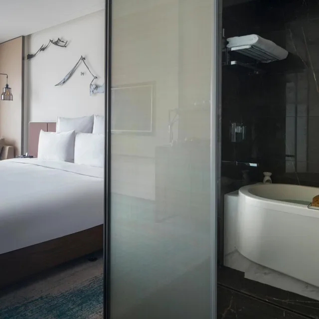 غرفة ديلوكس بسريرين منفصلين، Pullman Zhouzhuang 5/6