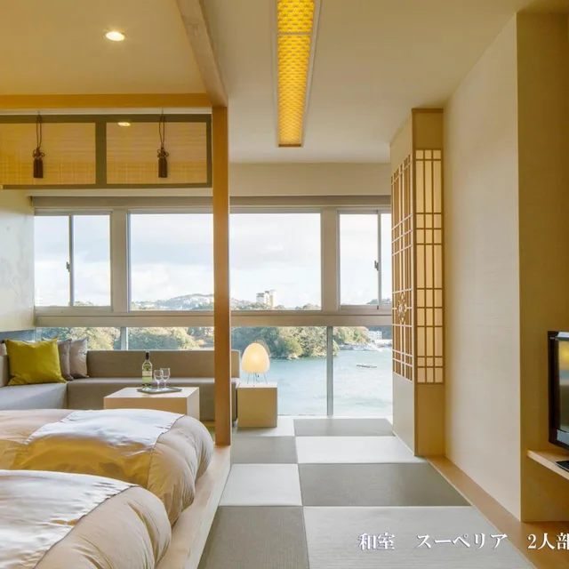 Japanese, Superior, Twin Beds, Toba Grand Hotel 9/10