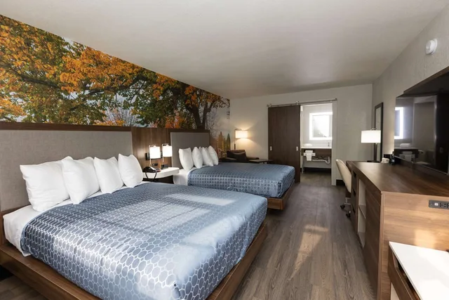 جناح كبير بسريرين كوين، Bhagat Hotels Stone Mountain Atlanta BW Signature Collection 2/4