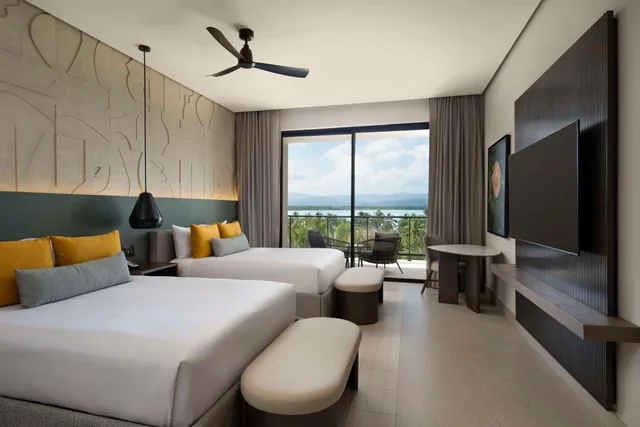 Room, 2 Queen Beds, Partial Beach View, Plunge Pool، Zemi Miches Punta Cana All-Inclusive Resort, Curio by Hilton 4/8
