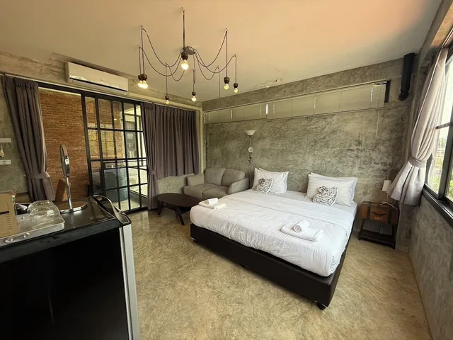 غرفة ديلوكس بسرير كوين بإطلالة على الجبل، Rumpai Loft Habitat 2/8