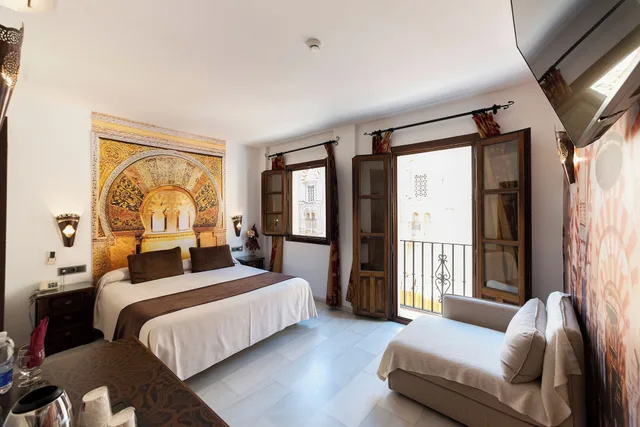 غرفة سوبيريور بسرير كوين بإطلالة على الجبل، Hotel Mezquita 4/10