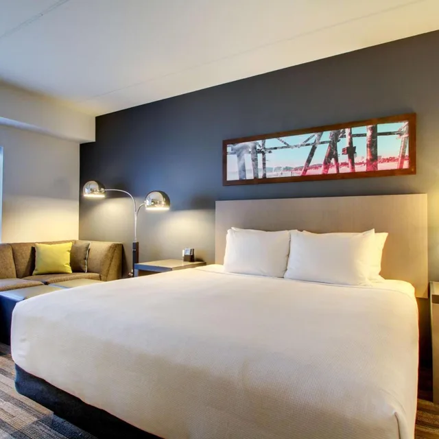 غرفة بسرير كينج بإطلالة على المدينة، Hyatt House Chicago/Evanston 2/5