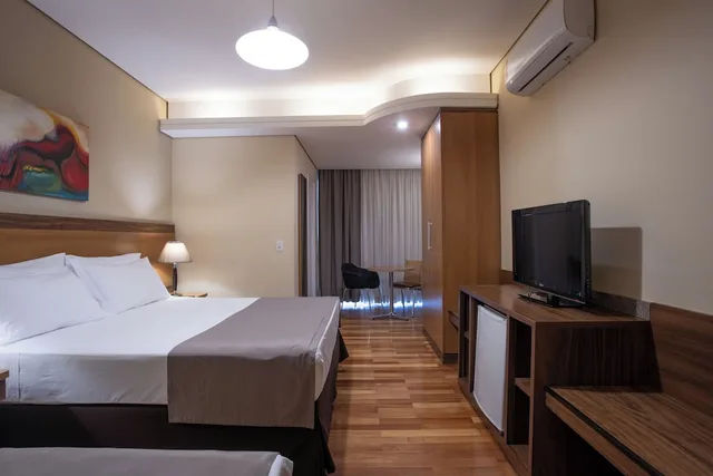 شقة ديلوكس بسرير مزدوج وسريرين منفصلين، Recanto Cataratas - Thermas, Resort e Convention 3/10