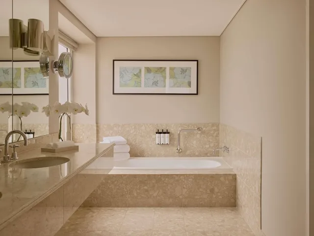 جناح بريميير بسرير كينج بإطلالة على المدينة بمنطقة جلوس بحوض استحمام، SOFITEL BRISBANE CENTRAL 6/10