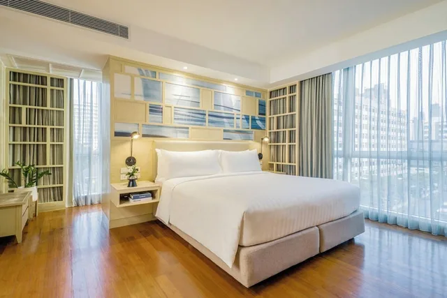 جناح ركني بسرير كينج بغرفة نوم واحدة، Shama Petchburi 47 Bangkok 3/9