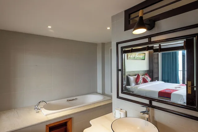جناح بسرير كينج بإطلالة على الجبل، Sapa Panorama Hotel 9/10
