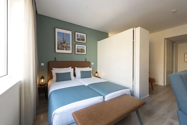 استوديو عائلي بسريرين منفصلين بإطلالة على الحديقة مع أريكة، Bloom House by Sweet Porto 1/5