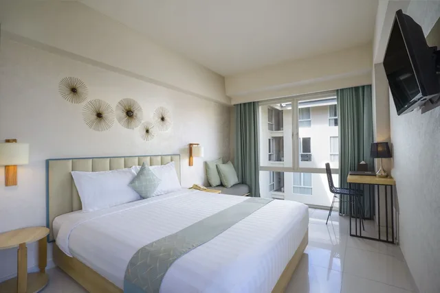 غرفة ديلوكس بسرير كينج، Hotel Solaris Kuta Bali 3/7