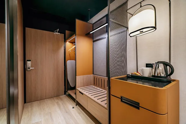 غرفة عائلية بسرير مزدوج وسريرين منفصلين، Novotel Johor Bahru City Centre 5/8