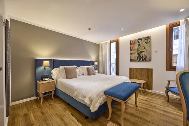 غرفة ديلوكس بسرير مزدوج بشرفة، BO Hotel Palma 2/4