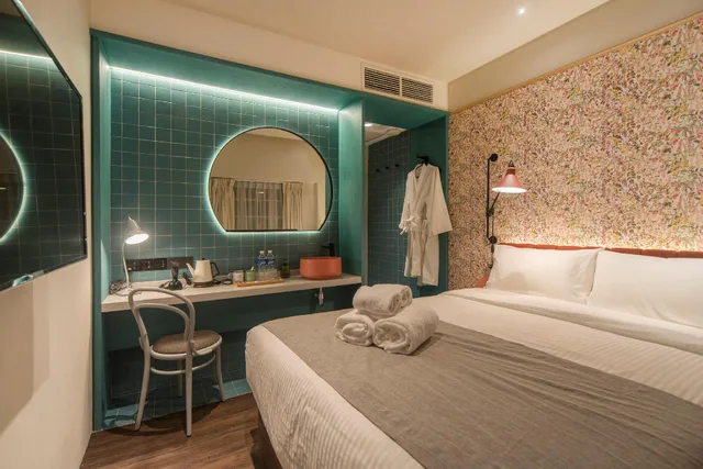 غرفة بسرير مزدوج بشرفة، The Great Madras By Hotel Calmo 1/2
