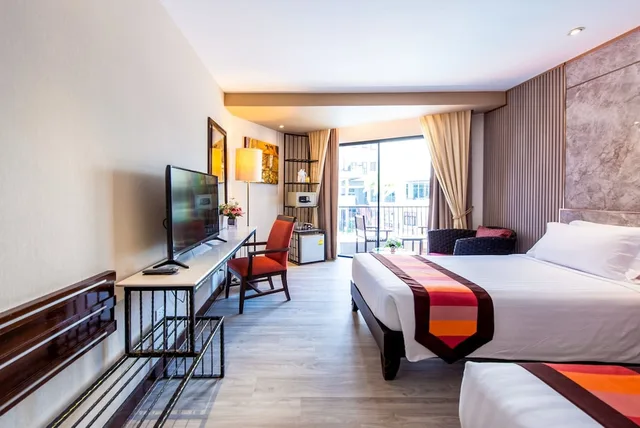 غرفة بريميوم بسريرين منفصلين بإطلالة على البحر، Garden Cliff Resort and Spa 1/10