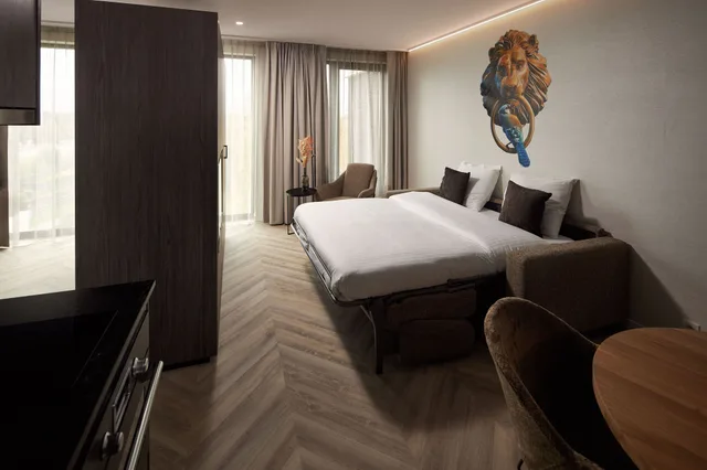 استوديو تنفيذي بسرير كينج مع أريكة، Van Der Valk Hotel Beveren 2/3