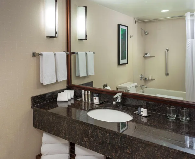 جناح بسرير كينج بغرفتين مع أريكة، DoubleTree Suites by Hilton Hotel & Conference Center Chicago-Downers Grove 2/2
