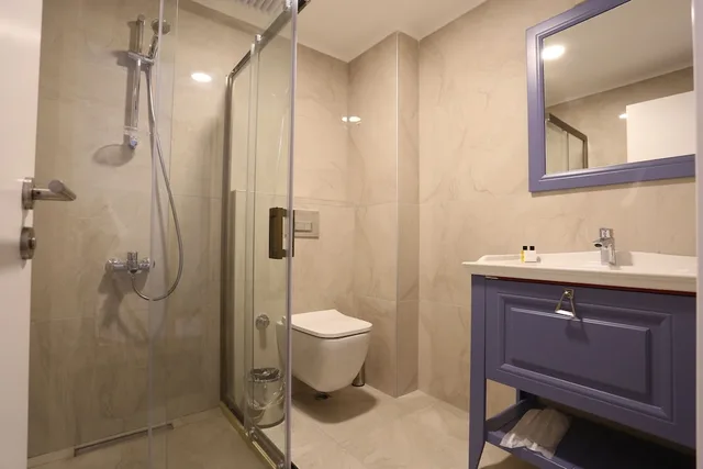 غرفة كومفورت ثلاثية بسريرين منفصلين، Atacesme Hotel 10/10