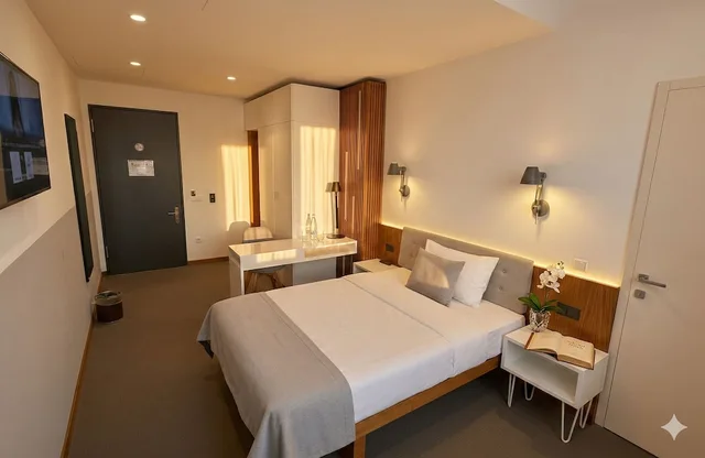 غرفة بغرفة نوم واحدة مفردة بسرير مزدوج، H24 Hotel Berlin Lichtenberg 3/7