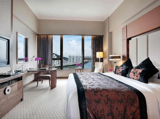 غرفة فاخرة بسرير كينج بإطلالة على النهر، Sofitel Macau at Ponte 16 3/6