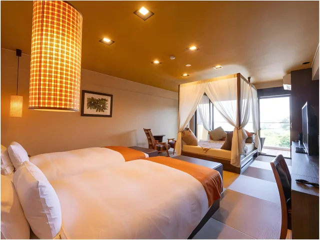 كابينة بسريرين مع أريكة، Atagawa Prince Hotel 1/2