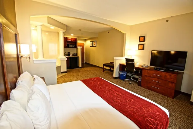جناح بسرير كينج بحوض جاكوزي، Comfort Suites Near University 1/7